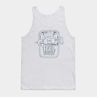 Feel At Ease: Grey Tank Top